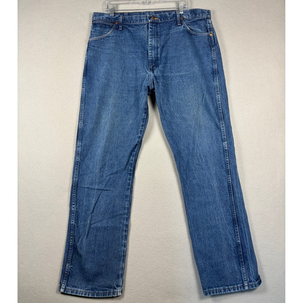 Wrangler 13MWZPW Cowboy Cut Original Fit Jeans 40x32 Blue Denim